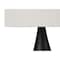 Monarch Specialties Lighting, Set Of 2, 18 in.H, Table Lamp, Black Metal, Ivory / Cream Shade I 9639 - alternate 3